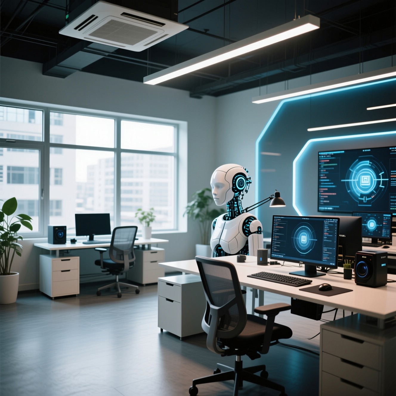 AI Development for Games - Futuristic Development Environment